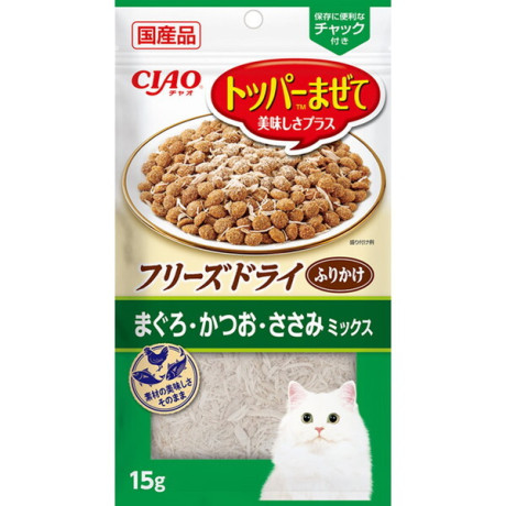 生活・ホーム＆キッチン |ペットフード・ペット用品 |いなばペットフード フリーズドライふりかけ まぐろ・かつお・ささみミックス 15g  |GAPOLI(ガポリ)モール：ゲームセンター×通販サイト！最大6万円の値引き！